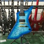 High Quality 6 String James Hetfield Snakebyte Electric Guitar Figured Maple New