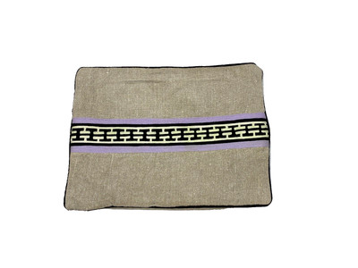 Jonathan Adler 16 x 12 Lumbar Pillow Cover Sham Novelty Small Throw Flax Purple