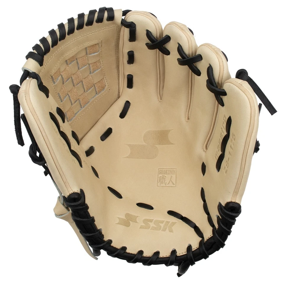 Guante de béisbol modelo lanzador SSK Z9 Maestro 11,75" Z9-1175CMLBLK10 Foto 3 de 4