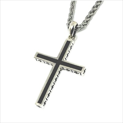 Personalized 925 Sterling Silver Cross Pendant Necklace-Gift for Him, Her, Men