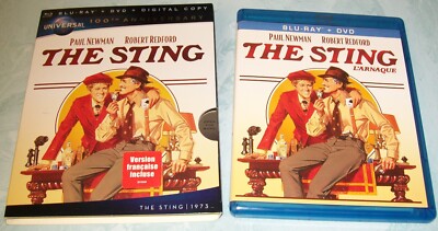 The Sting (1973) (Blu-ray/DVD, 2012, Canadian Universal 100th Anniversary) VGC