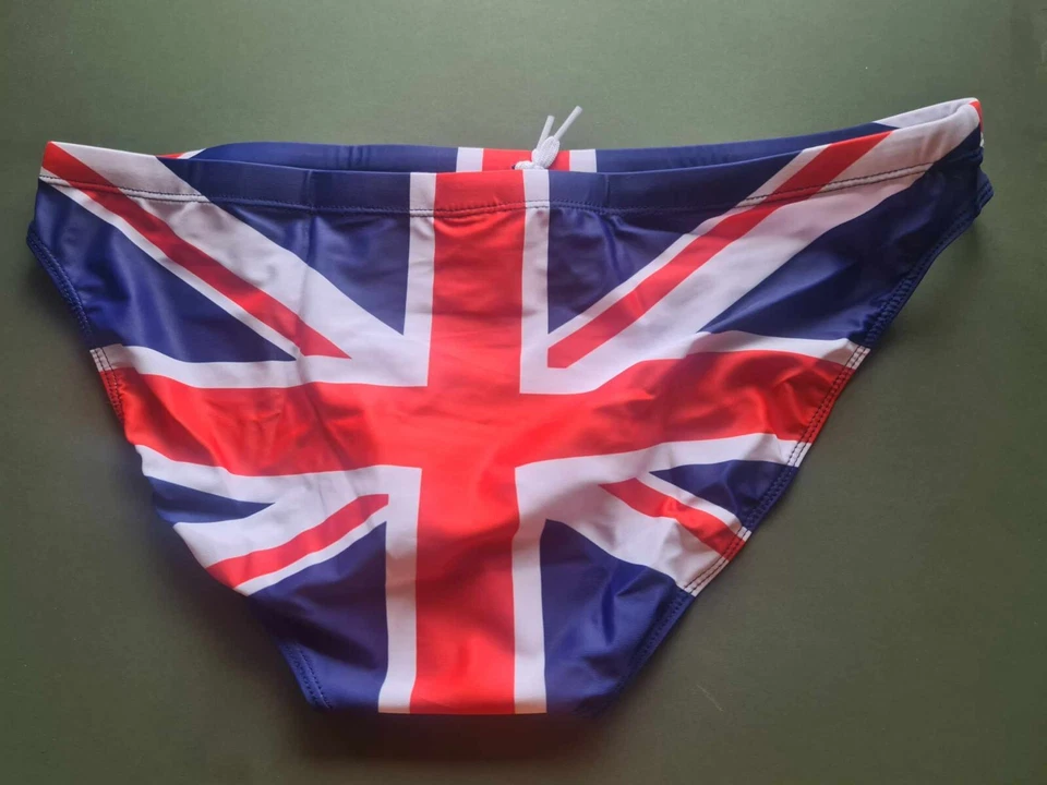 British Union Jack Flag Briefs Trunks Swimming Sports sizes 31-42 inch TO CLEAR - Изображение 3 из 4