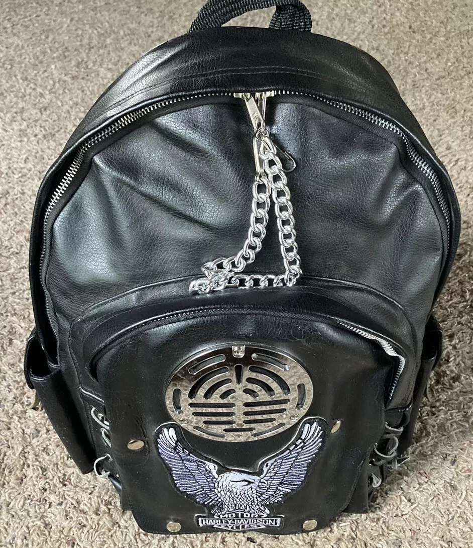 Harley davidson leather backpack new arrivals