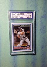 Graded Gem 💎 Mint 10 2023 Team USA Stars & Stripes rookie WYATT LANGFORD 