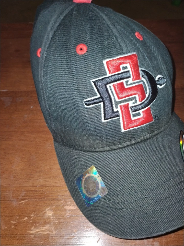 SDSU San Diego State Aztecs Embroidered Top of The World FlexFit 6.5-6 7/8 *READ - Image 3 of 4