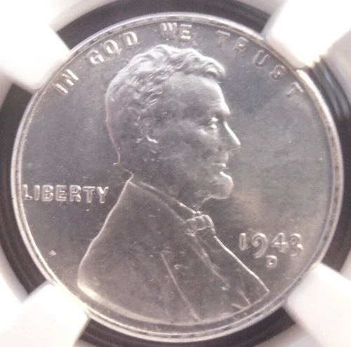 1943 D Lincoln Cent, NGC Certified MS 66 (43DN87)