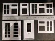 Not Hobbies Dolls House Windows, Door & Patio Doors Modern Job Lot White Opening
