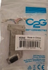 C2G - Network adapter RJ-45 F DB-9 M gray 2945 