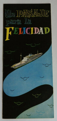 F.A.N.U. Line Argentinien Prospekt um 1955 (78701)