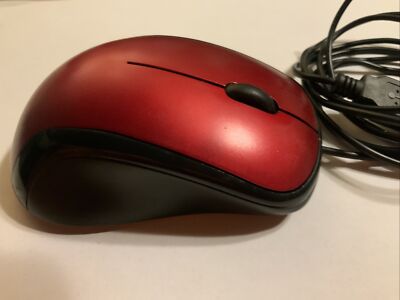 SPEEDLINK ergonomische Maus Kappa mouse USB rot red PC guter Zustand Scrollrad