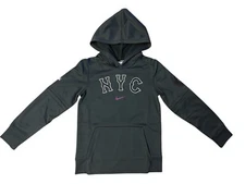 Youth Nike NY Mets City Connect Practice Graphic Performance Pullover Hoodie NWT