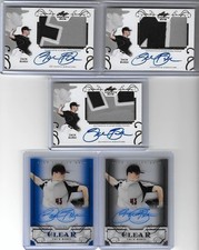 2016 Leaf Trinity ZACK BURDI Clear Blue RC Auto 12/25 White Sox #26 Overall Pick