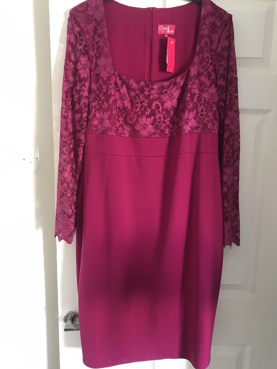 Gemma Collins Georgia Overlay Lace New with Size 18