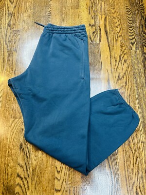 Yeezy Gap Balenciaga 80 Fleece Joggers Size XL  New Washed Slate Blue