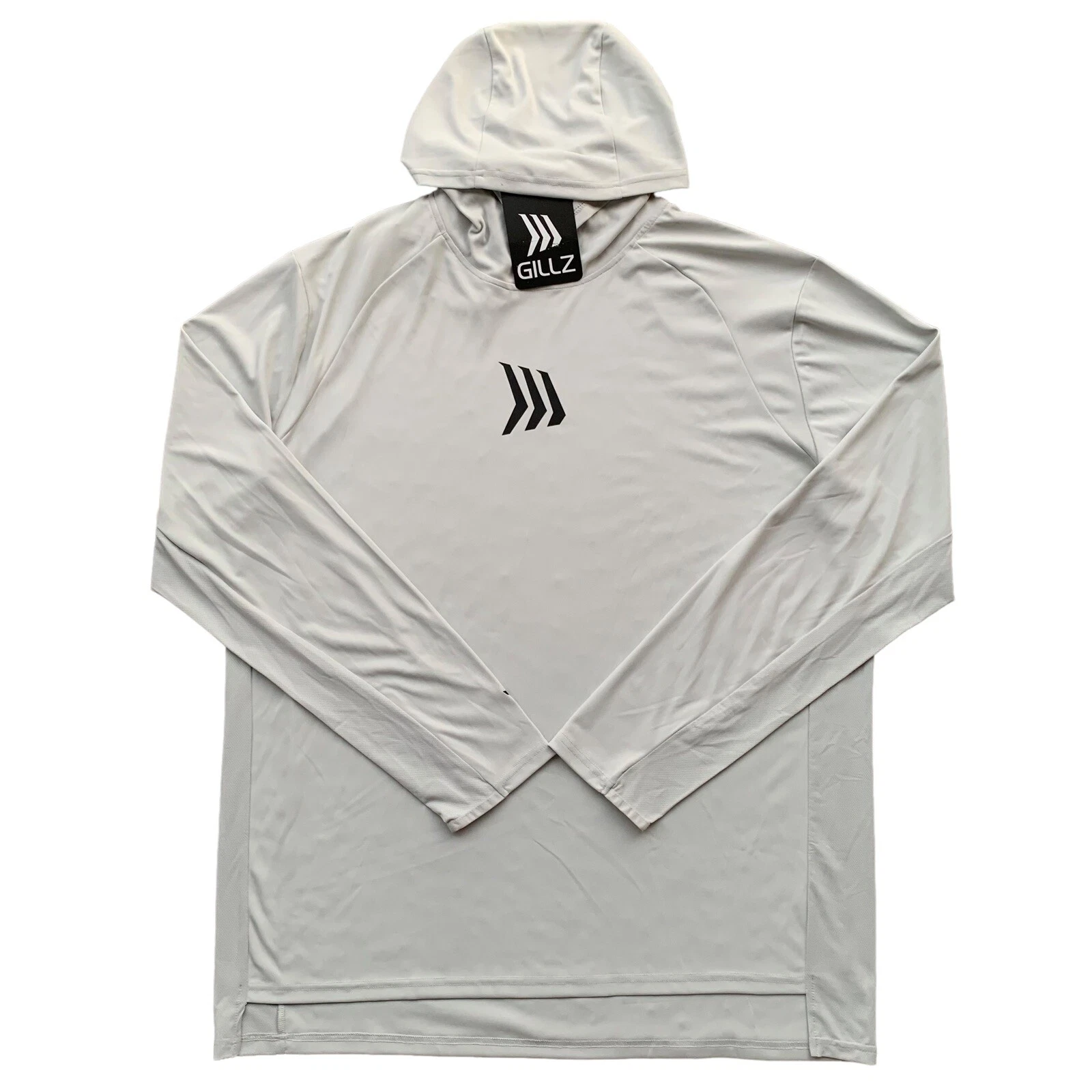 Gillz Fishing Pro Series UV Long Sleeve Hoodie Gray Size 2XL