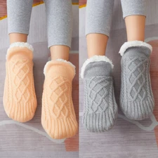 Unisex Bed Lounge Winter Warm Soft Floor Fluffy Socks Slipper Fleece Sleep Socks