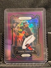 Gabriel Gonzalez 2024 Prizm Purple Prizm #64/99 - Twins