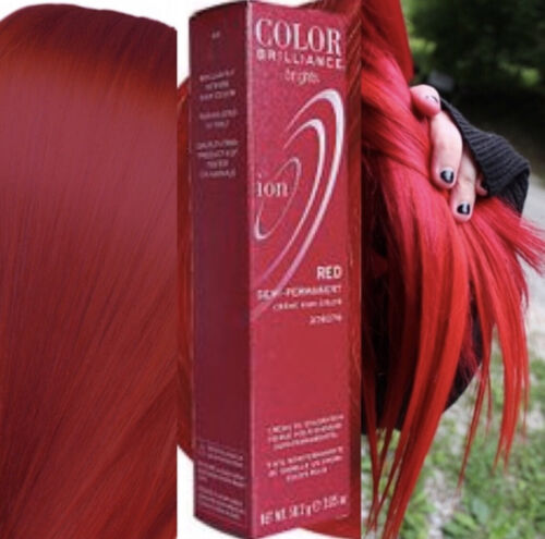 ION PROFESSIONAL BRILLIANCE BRIGHTS RED COLOR Semi-Permanent Creme Hair  2.05oz | eBay