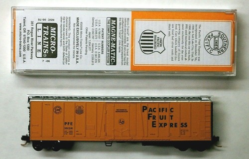 MTL S Micro-Trains Special Run 6.76 Pacific Fruit Express PFE 301216 refrigerador mecánico | Zustand: New