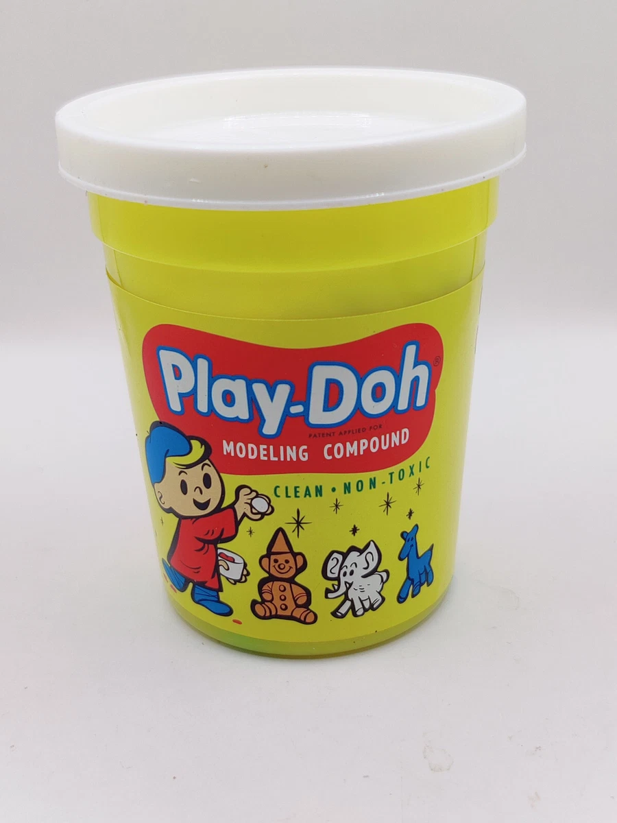 Vintage Play Doh Can 1956 White