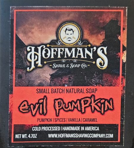 Hoffman's Shave & Soap Co. Natural Body Soaps Evil Pumpkin 🎃  - Picture 1 of 1
