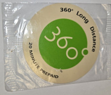 Collectible 360 Degree Long Distance Prepaid Card