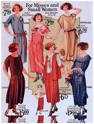 9534.For misses and small women.women's dresses.POSTER.decor Home Office art
