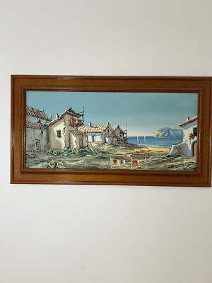 Ölgemälde auf Leinwand groß original signiert
