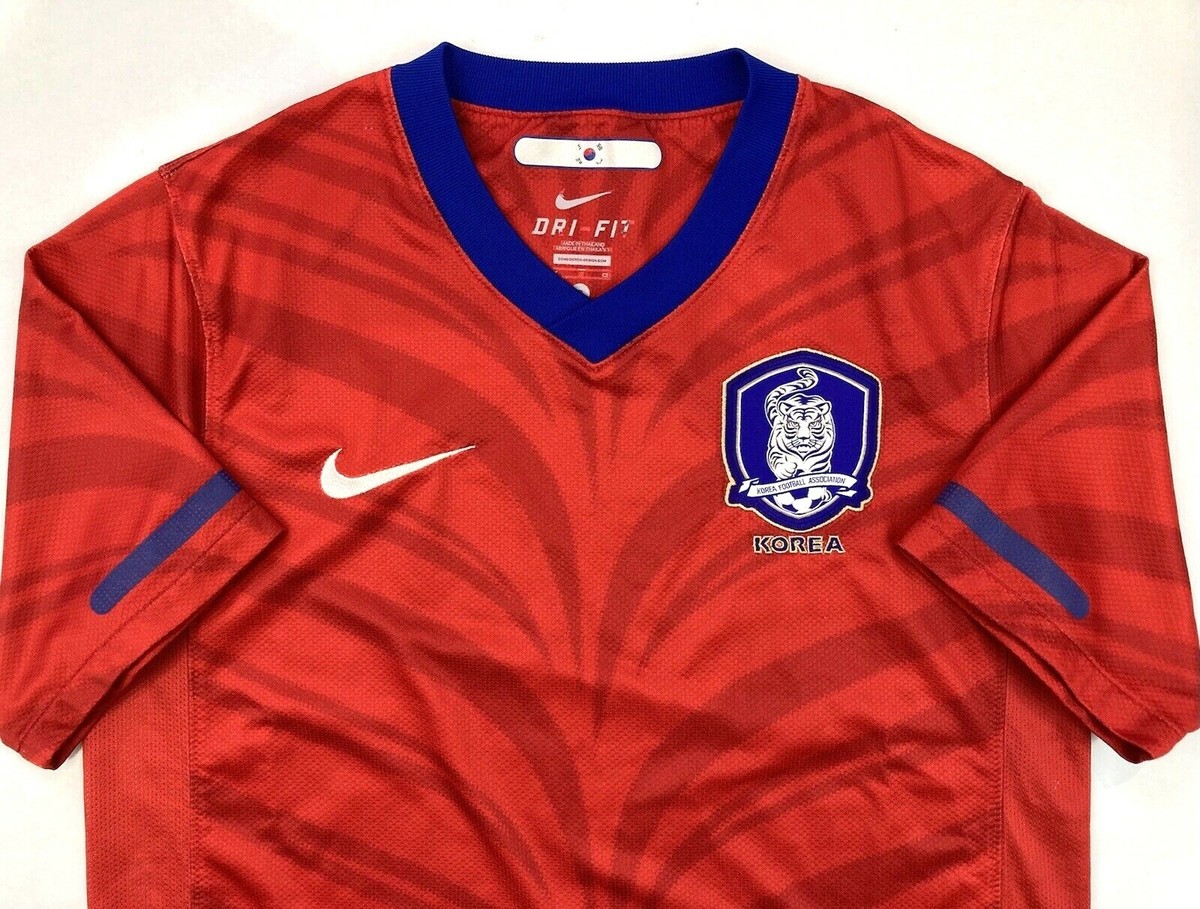 Nike SOUTH KOREA 2010 11 S Home Football Shirt Soccer Jersey Top