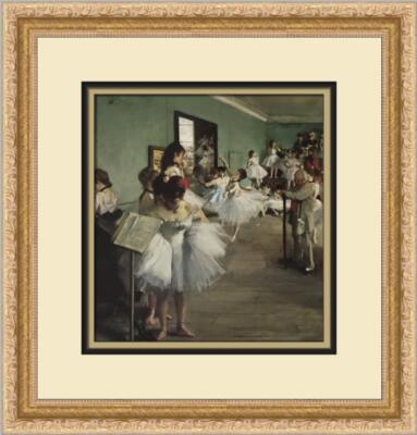 Edgar Degas The Dance Class II Custom Framed Print 