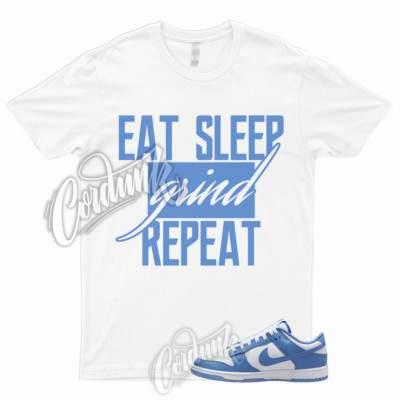 REPEAT T Shirt to Match Dunk Low Polar Blue Mid High University 1 Air Force Max