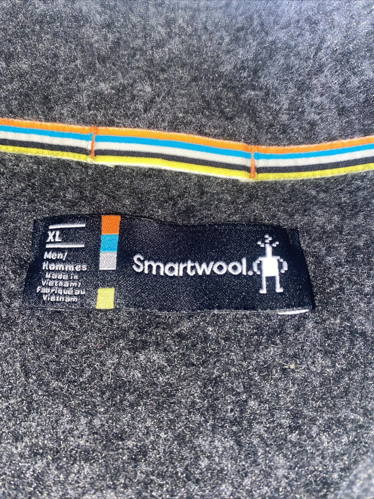smartwool wool blend full zip mock neck machine washable jacket