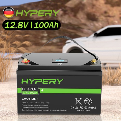 12V Lithium-Ion Deep Circle 100Ah Battery LiFePO4 for Leisure Boat Camping Golf