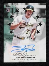 2024 Topps Series 2 Baseball Stars Black 41/199 Tyler Soderstrom Rookie Auto RC