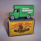 "MATCHBOX" LESNEY REGULAR WHEELS 17-A REMOVALS VAN *GREEN w/ MW* BOXED