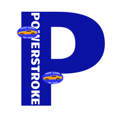 Ford Powerstroke Vinyl Sticker Decal Logo Rear Window Dark Blue 7.73 X 8.72 Ford Powerstroke Vinyl Sticker Decal Logo Rear Window Dark Blue 7.73 X 8.72