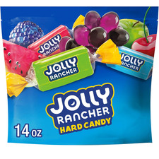 JOLLY RANCHER Assorted Fruit Flavored Hard Candy Resealable Bag, 14 Oz