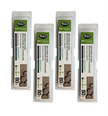 Trex Hideaway Decking Plugs Biscayne 80Ct, 4 pack