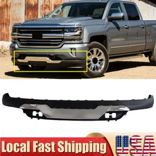 For Chevy Silverado 1500 With Z71 Front Bumper Valance + Chrome Skid Plate 16-19
