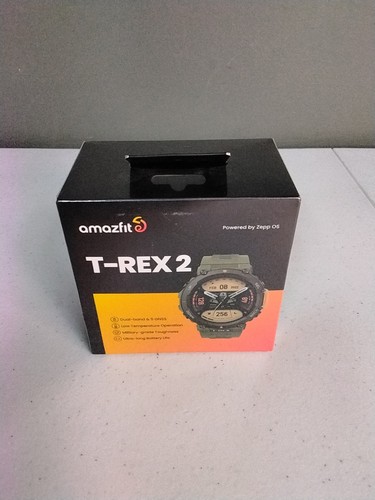 Montre connectée GPS Amazfit A2170 T-Rex 2 vert sauvage SCELLÉE