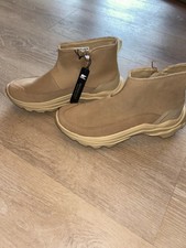 SOREL Beige Waterproof Zip Ankle Chelsea Boots Men's US 9 EU 40 UK 7