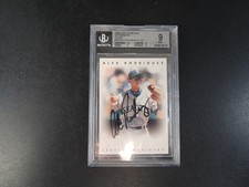 BGS 9  1996 Leaf Signature Silver Alex Rodriguez SP Auto Autographed Card