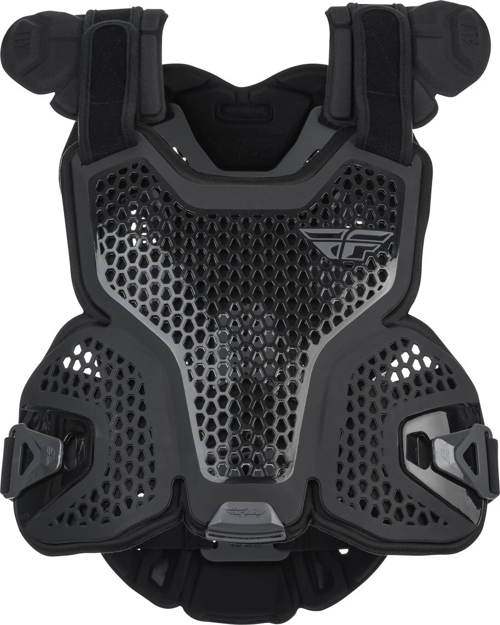 Fly Racing CE Revel Lite Roost Guard MX ATV Chest Protector Black  Large/XL