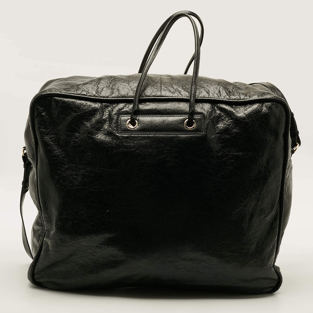 Balenciaga Blanket Square XL Black Leather Bag | eBay