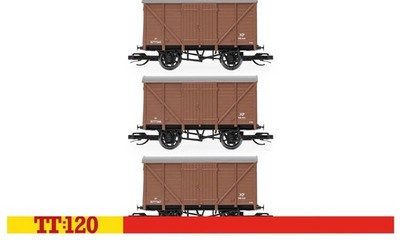 Hornby TT6044 BR - Vent Van - Triple Pack 1:120 Spur TT NEU OVP