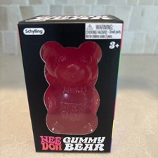 NeeDoh PINK GUMMY BEAR - Viral Squishy/Fidget Toy, NEW IN BOX AUTHENTIC SENSORY