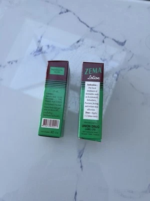 2 X 15 ML Zema Lotion Dermatitis Psoriasis Eczema Treatment Salicylic Acid 🇬🇧