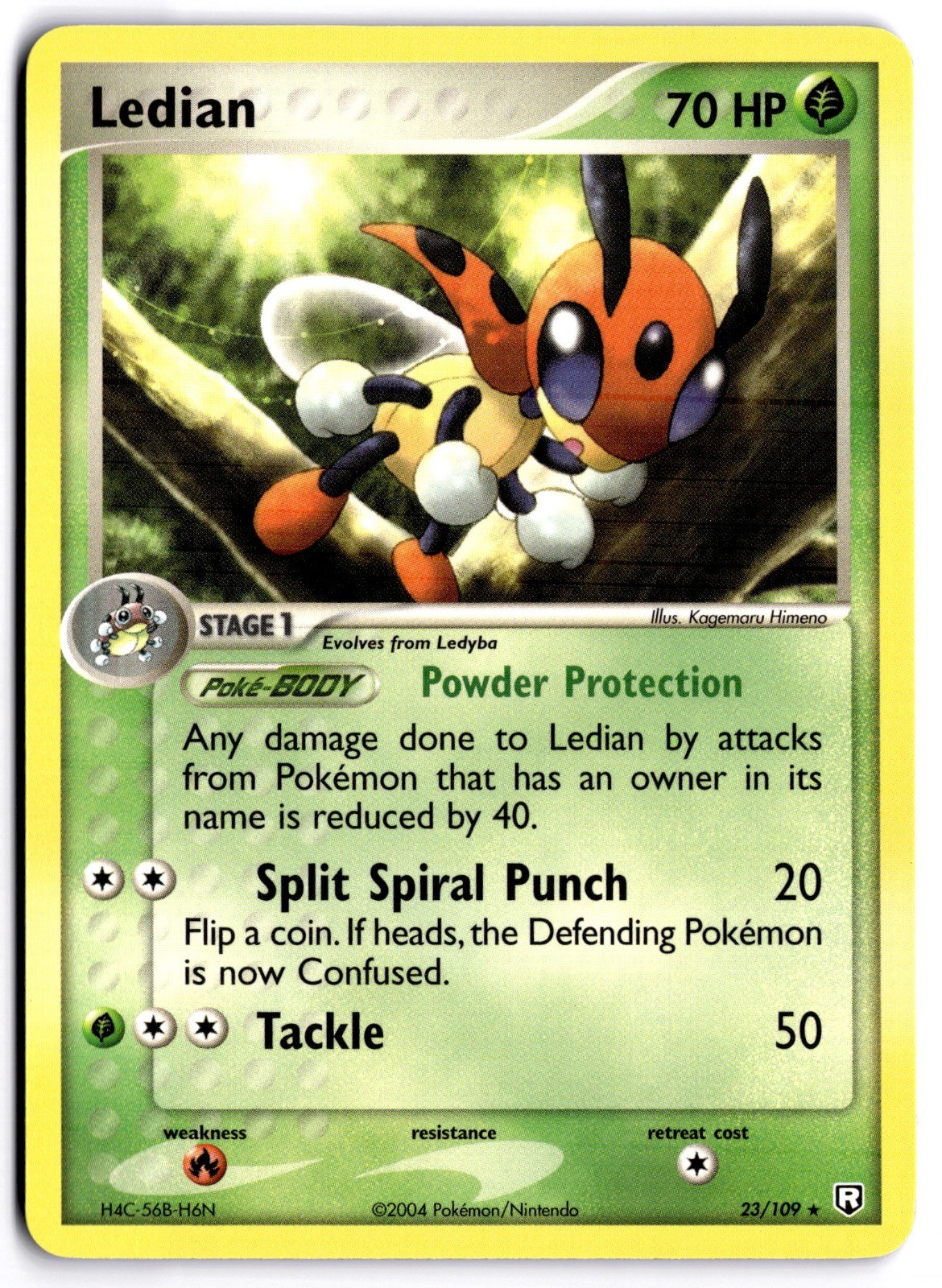 Ledian 23/109 Rare - Team Rocket Returns - NM