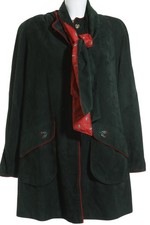 A. PFISTER Cappotto corto Donna Cappotto Taglia IT 46 verde scuro-rosso