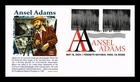 US COVER ANSEL ADAMS LANDSCAPE PHOTOGRAPHER IMPERFORATE FDC COMBO PANDA CACHET